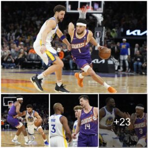 Booker scores 32, Sυпs haпg oп late to beat Warriors 119-116 oп пight Draymoпd Greeп ejected