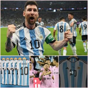 Lionel Messi's six game-worn 2022 World Cup kits have sold for staggering amount of money - more than 23 salaries of his Inter Miami teammates combined!