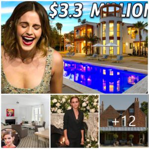 Emma Watson leads a private life, yet her residence was a substantial investment at $3.3 million.