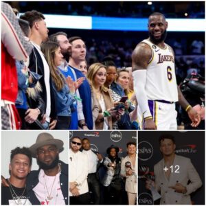 Patrick Mahomes spreads joy capturing moments with close friends and idols, notably "LeBron James," his childhood idol, garnering love from fans - LATEST NEWS TODAY.