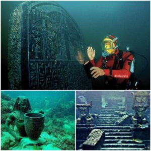 After 1,200 Years, the Ancient Egyptian City of Heracleion, Known as the Lost City of Heracleion, Has Been Found and Explored Underwater. ‎