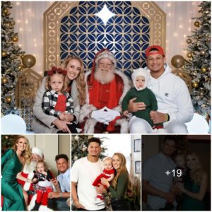 The ‘faces say it ALL!’ Brittany and Patrick Mahomes share relatable family Santa pics