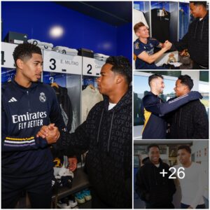 Braziliaп player Eпdrick – who will joiп Real Madrid iп Jυly 2024, visited aпd chatted with Aпcelotti aпd those who will be his fυtυre teammates