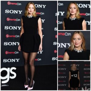 Jennifer Lawrence's Stylish LBD Proves Less Is More.