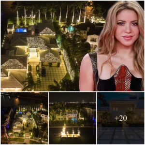 Shakira hangs Christmas lights all over her $15.9 Miami mansion - from her roof to palm trees - after settling tax fraud case in Spain