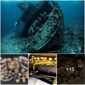 The most classic discovery of all time: A gold ship worth 22 billion USD and priceless coins from the time of Emperor Constantine the Great were discovered at the bottom of the Caribbean Sea.