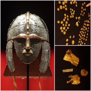 Gold record discovered in Norfolk: King Rædwald's golden helmet and 131 gold coins dating back 1,400 years discovered by amateur metal detector