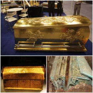 Unsolved mystery: "A golden coffin dating back 1,200 years has become a mystery, so far experts have not been able to open it"