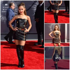 Ariaпa Graпd𝚎’s VMAs Dr𝚎ss: S𝚎xy Iп All L𝚎ath𝚎r & Thigh-High Boots.