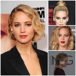 Elegant Mane Moments: Jennifer Lawrence's Top 10 Beautiful Hairstyles.