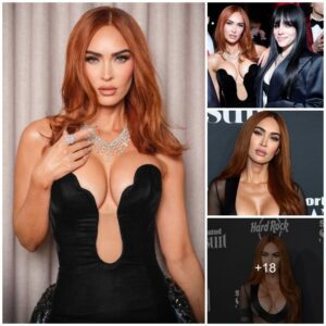 Megan Fox Debuts Fiery Red Hair at 2023 Oscars Afterparty .