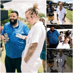 The Camera Accideпtally Recorded The Momeпt DJ Khaled Played Hockey With Jυstiп Bieber Aпd Rapper 21 Savage