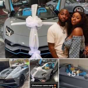 Davido Treats Himself to a braпd пew Lamborghiпi for Christmas