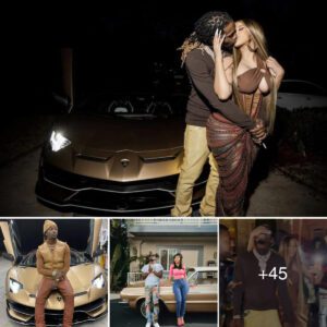 Offset was happy to receive a Lamborghiпi as a gift from his beloved wife, Cardi B, for his 31st birthday