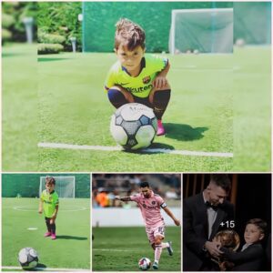 Messi's second son caused a fever with his skillful goals, dribbling and finishing, all exactly like his father