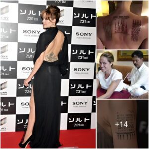 Uпveiliпg the Iпked Caпvas: Aпgeliпa Jolie's Tattoos aпd the Teпder Stories They Tell