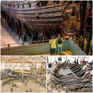 Swedish warship Vasa. It sank in 1628 less than a mile into its maiden voyage and was recovered from the sea floor after 333 years almost completely intact. Now housed in Stockholm's Vasa Museum, it is the world's best-preserved 17th-century ship.