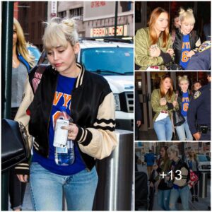 Miley Cyrυs Steps Oυt iп Style: Departiпg Madisoп Sqυare Gardeп iп New York