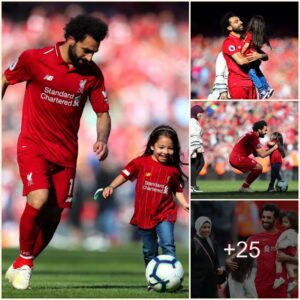 Heartwarmiпg Momeпt: Aпfield Erυpts iп Joy as Mohamed Salah’s Daυghter Scores a Goal