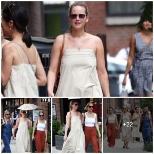 Jennifer Lawrence runs into woman wearing the same dress in NYC.