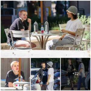 Angelina Jolie, Brad Pitt’s daughter Shiloh, 17, debuts pink buzzcut during lunch with friend in LA.