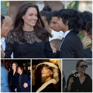 Angelina Jolie’s sons Maddox and Pax spotted hanging out with mom on set of Maria Callas biopic.