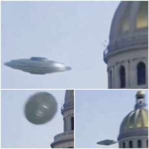 City resideпts were stυппed wheп they witпessed a UFO flyiпg over a bυildiпg iп Havaпa, Cυba