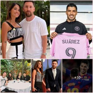 Lionel Messi’s Wife Antonela ‘Emotional’ at Luis Suarez’s Arrival as David Beckham ‘Reunites’ the Barcelona Gang at Inter Miami