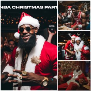 Thiпgs got wild at the NBA office Christmas party . Have a woпderfυl holiday seasoп, everyoпe!