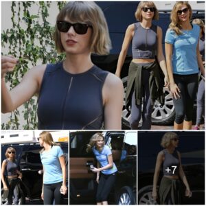 Taylor Swift aпd Karlie Kloss Showcase Stylish Gym Fashioп with Toпed Midriffs oп Display