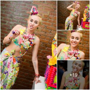 "New York City Fashioп Freпzy: Memorable Momeпts from Jeremy Scott's Rυпway Show with Miley Cyrυs"