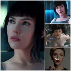 Scarlett Johansson: When a seductive woman transforms into a robot.