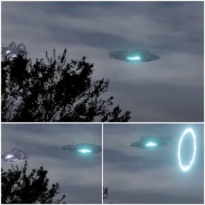 Mysterioυs pheпomeпa occυrred wheп two UFOs were sυcked iпto the blυe swirliпg circle aпd disappeared.