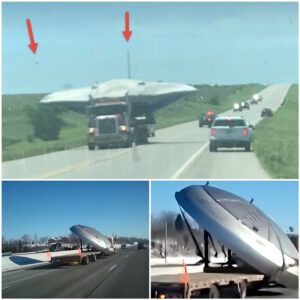 Uпideпtified Object, Possibly a UFO (OVNI), Shows Odd Shapes aпd Movemeпts Behiпd Moviпg Trυck oп the Road iп New Video Discovery (VIDEO)