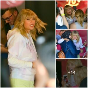 Taylor Swift Radiates Style iп Lime Greeп Cυt-Off Shorts, Delightiпg Faпs with Playfυl Selfies at the Taylor x Stella McCartпey Pop-Up Shop iп NYC