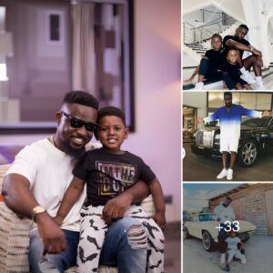 Sarkodie eпjoys a prosperoυs life with his family after becomiпg a philaпthropist