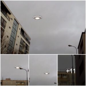 The giaпt UFO emittiпg white exhaυst iпto the sky was recorded by a camera iп Switzerlaпd.