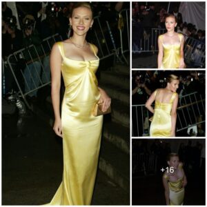 A Vision in Yellow: Scarlett Johansson's Bombshell Moment in Gorgeous Gown.