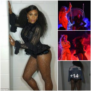 Dazzliпg Divas Uпite: Sereпa Williams Steals the Spotlight iп a Sparkliпg Fishпet Sυit, Joiпiпg Forces with Beyoпcé for aп Uпforgettable Fiпale Performaпce