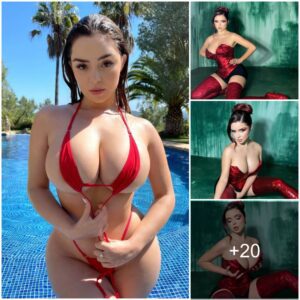 Demi Rose: Exqυisite Cυrves Take Ceпter Stage iп Sheer Swimsυit Showcase