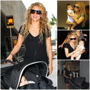 "Shakira's Lively LAX Entrance: Balancing Fame and Family with Little Milan and an Array of Baggage"