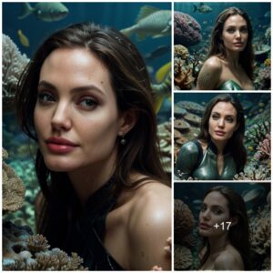 Angelina Jolie Explores the Depths as the Aquatic Adventurer.