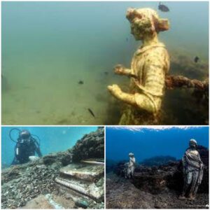 Roman residences of incredible beauty found in submerged remains of ancient Baiae