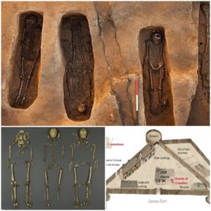 Four bodies and a small sealed silver box were discovered in Jamestown graves