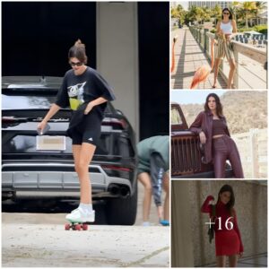 Cameras Accidentally Recorded A Series Of Moments When Kendall Jenner Attracted Attention When Wearing Healthy, Beautiful Clothes And Rollerblading With Friends In LA