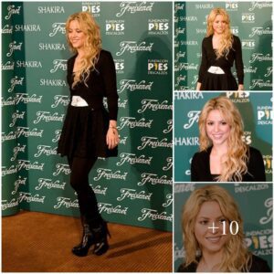 Shakira dazzles at the Freixenet press conference, radiating elegance and style in Barcelona