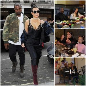 Kanye West And Kim Kardashian Were Photographed By The Paparazzi In Chic Street Fashion As They Left Scott Disick’s Japanese Restaurant In New York’s Midtown.