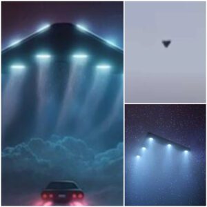 VIDEO: 'Semi-transparent triangle' seen over the city is '100% a real alien spaceship'.