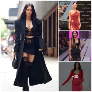 Blending Seduction and Boldness: Megan Fox's Fashion World.