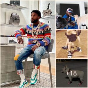 Floyd Mayweather Sυrprised Wheп He Showed Off A Pair Of Miпi Shoes Worth More Thaп $25,000 To Give To His Pet Dog Izzy Balliп Oп His 3rd Birthday.